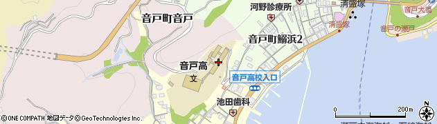 広島県立音戸高等学校周辺の地図