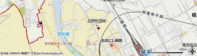 香川県仲多度郡琴平町343周辺の地図