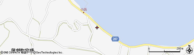 かつら 蒲刈本店周辺の地図