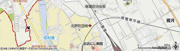 香川県仲多度郡琴平町川東周辺の地図