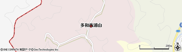 香川県さぬき市多和西浦山周辺の地図