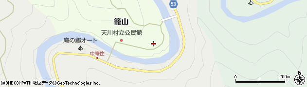 奈良県吉野郡天川村籠山137周辺の地図