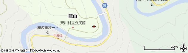 奈良県吉野郡天川村籠山138周辺の地図