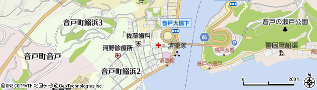 呉広域商工会音戸支所周辺の地図