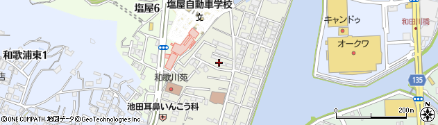 和歌山県和歌山市和歌川町周辺の地図