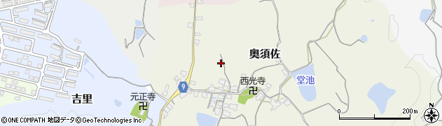 和歌山県和歌山市奥須佐周辺の地図