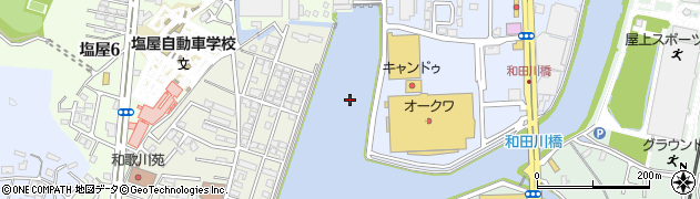 和歌川周辺の地図