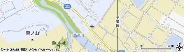 香川県三豊市三野町下高瀬2367周辺の地図