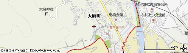 香川県善通寺市大麻町192周辺の地図