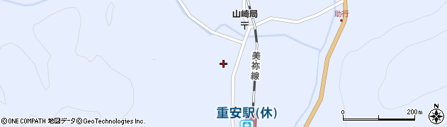 山口県美祢市大嶺町（北分）周辺の地図