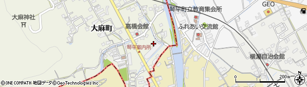 香川県善通寺市大麻町58周辺の地図