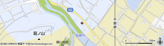 香川県三豊市三野町下高瀬2362周辺の地図
