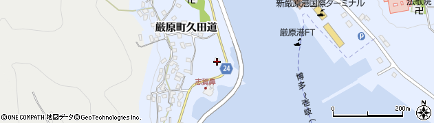 長崎県対馬市厳原町久田道1605周辺の地図