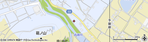 香川県三豊市三野町下高瀬2351周辺の地図