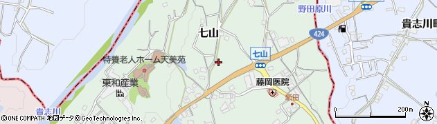 和歌山県海南市七山1338周辺の地図