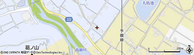 香川県三豊市三野町下高瀬2374周辺の地図