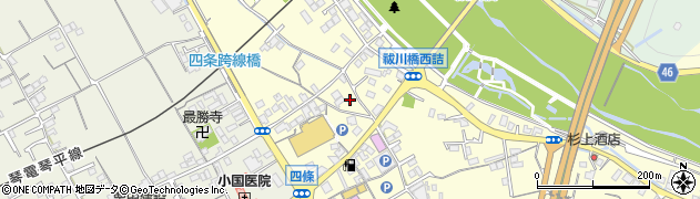 香川県仲多度郡まんのう町吉野下195周辺の地図
