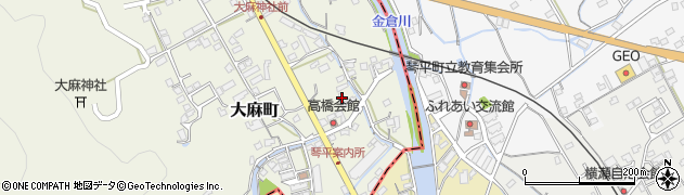 香川県善通寺市大麻町137周辺の地図