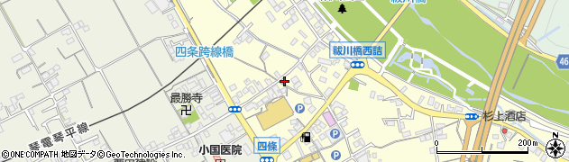 香川県仲多度郡まんのう町吉野下202周辺の地図