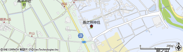 香川県三豊市三野町下高瀬127周辺の地図