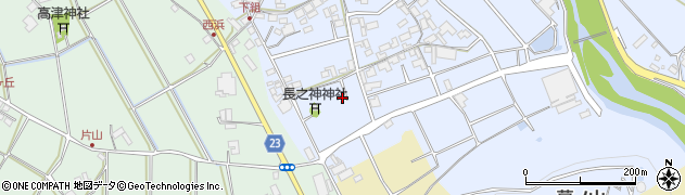 香川県三豊市三野町下高瀬130周辺の地図