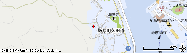長崎県対馬市厳原町久田道1547周辺の地図
