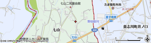 和歌山県海南市七山1315周辺の地図