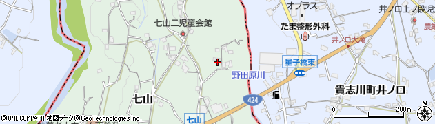 和歌山県海南市七山1259周辺の地図