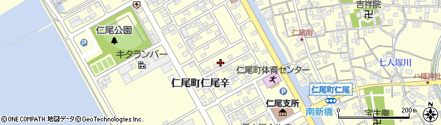 香川県三豊市仁尾町仁尾辛26-7周辺の地図