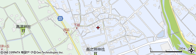 香川県三豊市三野町下高瀬330周辺の地図