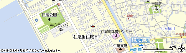 香川県三豊市仁尾町仁尾辛26-14周辺の地図
