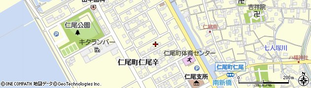 香川県三豊市仁尾町仁尾辛26周辺の地図