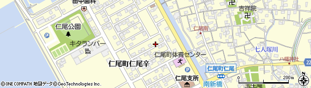 香川県三豊市仁尾町仁尾辛26-4周辺の地図