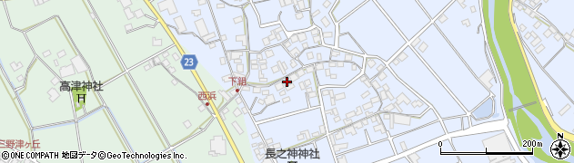 香川県三豊市三野町下高瀬332周辺の地図