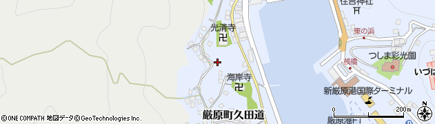 長崎県対馬市厳原町久田道1525周辺の地図