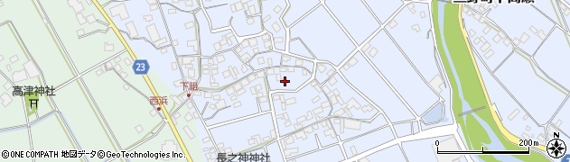 香川県三豊市三野町下高瀬298周辺の地図