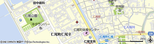 香川県三豊市仁尾町仁尾辛26-2周辺の地図