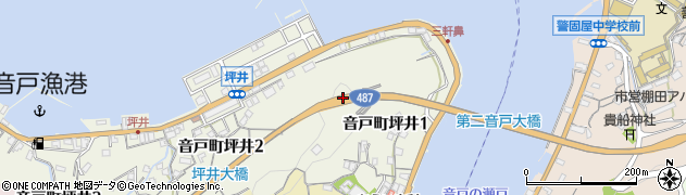 広島県呉市音戸町坪井周辺の地図