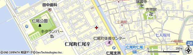 香川県三豊市仁尾町仁尾辛26-1周辺の地図