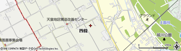 香川県仲多度郡まんのう町四條周辺の地図