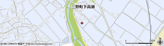 香川県三豊市三野町下高瀬2341周辺の地図