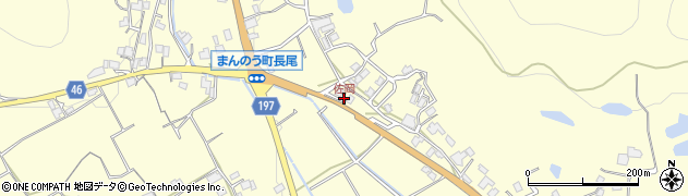 佐岡周辺の地図