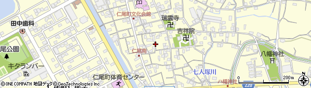 香川県三豊市仁尾町仁尾周辺の地図