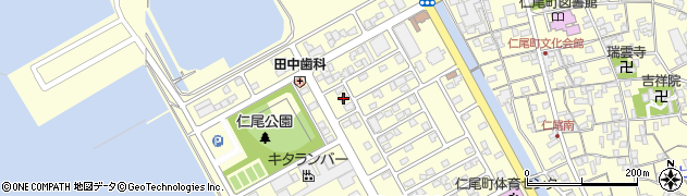 香川県三豊市仁尾町仁尾辛18-2周辺の地図
