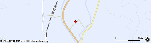 山口県美祢市大嶺町（北分助行）周辺の地図