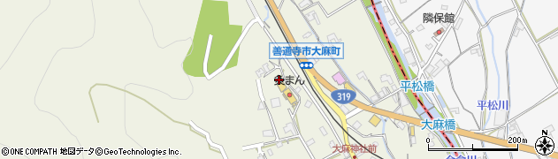 香川県善通寺市大麻町353-1周辺の地図