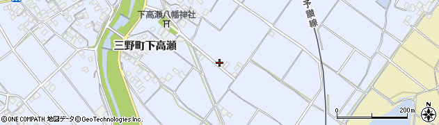 香川県三豊市三野町下高瀬2253周辺の地図