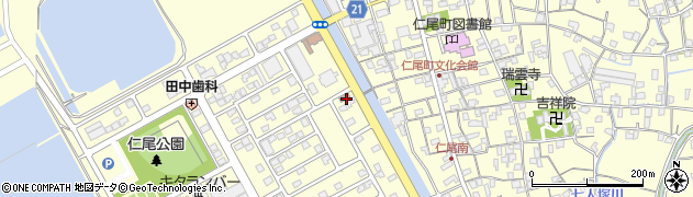三豊警察署仁尾駐在所周辺の地図
