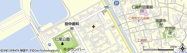 香川県三豊市仁尾町仁尾辛16周辺の地図