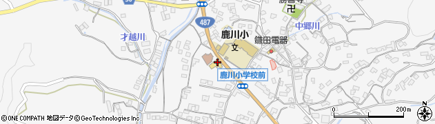 御堂岡呉服店鹿川店周辺の地図